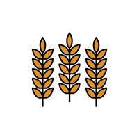 wheat icon vector design templates
