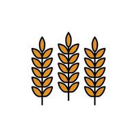 wheat icon vector design templates