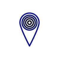 location  map pin icon vector design template