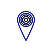 location  map pin icon vector design template