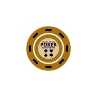 poker chip icon vector design template