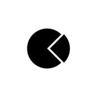 pie chart icon vector design template