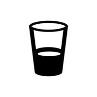 glass icon vector design template