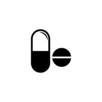 capsules and pills icon vector design template