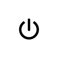 shutdown icon vector design template