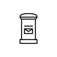 letter and mail box icon vector design templates