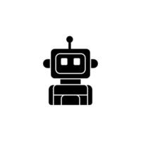 robot icon vector design templates