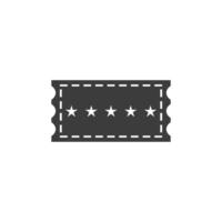 ticket icon vector design templates