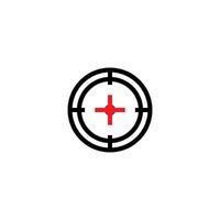 target icon vector design template