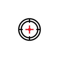 target icon vector design template