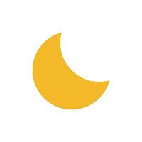 moon icon vector design template