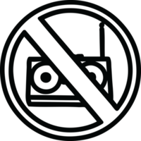 Nein Musik- Symbol Symbol png