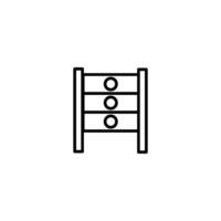 Furniture rack icon vector design template