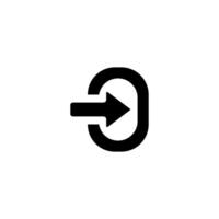 login icon vector design templates simple