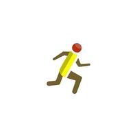 running icon design vector templates