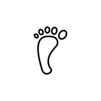 foot icon vector design templates simple