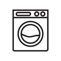 washing machine icon vector design template