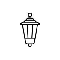 garden lamp icon vector design templates simple