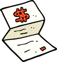 comic book style cartoon legal money letter png