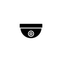 Dome CCTV Security Camera Icon vector design templates