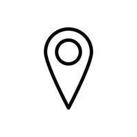 location  map pin icon vector design template