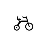 toddler bike icon vector design templates