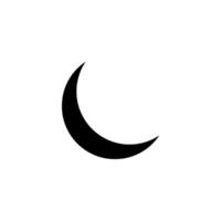 moon icon vector design template