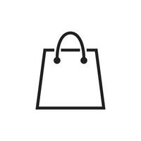 shopping bag icon vector design template