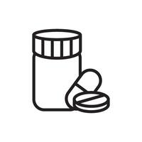 bottle pill icon vector design templates