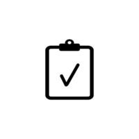 clipboard icon vector design template