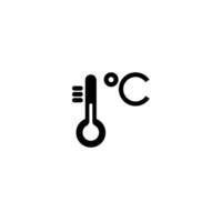 degrees Celsius icon vector design templates white on background