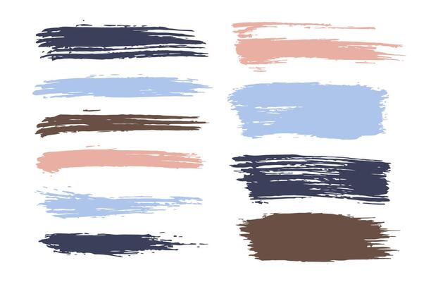 Brush stroke 2, vector illustration