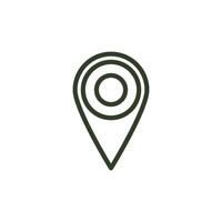 location  map pin icon vector design template