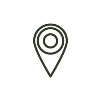 location  map pin icon vector design template