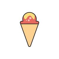 ice cream icon design vector templates