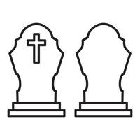 tombstone, gravestone, headstone, stone, tomb vector design template