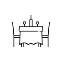 furniture table icon vector design template