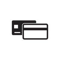 credit card icon vector design template