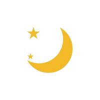 moon icon vector design template