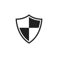 protection shield Icon Vector Design Template