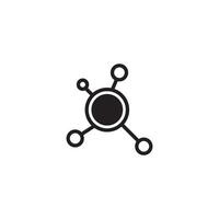 molecule icon vector design template