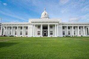 colombo, sri lanka - 11-agosto-2019 - frente ver de el pueblo salón de colombo un icónico sede de el colombo municipal Consejo y el oficina de el alcalde de colombo. foto