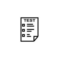 testing icon vector design templates