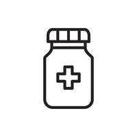 bottle pill icon vector design templates