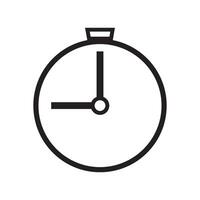 watch and clock time icon vector design template