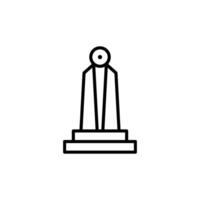 monument icon vector design templates