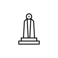 monument icon vector design templates