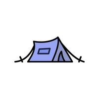 tent icon vector design templates