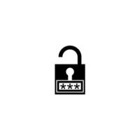 Password icon vector design templates