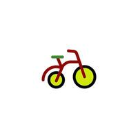 toddler bike icon vector design templates